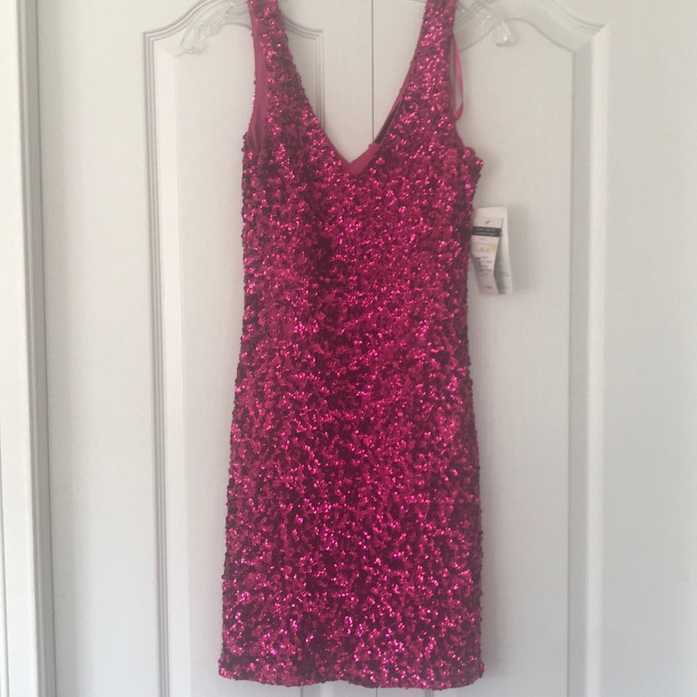 Beaded strapless dress